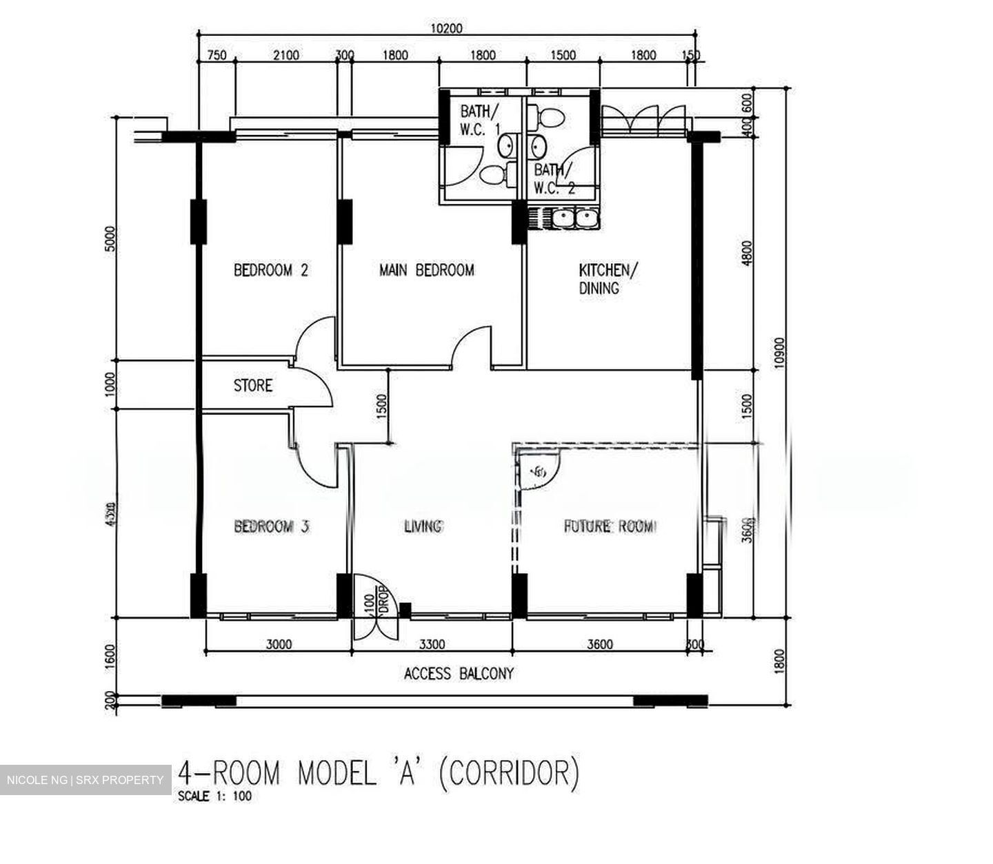Blk 438 Choa Chu Kang Avenue 4 (Choa Chu Kang), HDB 4 Rooms #636882271